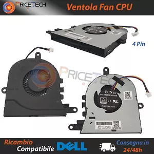 Ventola Fan CPU DELL Inspiron 5770 Latitude 3590 FX0M0 0FX0M0 NPFW6 0NPFW6 - Foto 1 di 4
