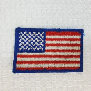 Boy Scouts Of America BSA American Flag Vintage Patch 2.25"x1.5" 1980s USA - Picture 1 of 8