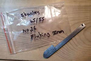 Vintage Stanley No 45 Plane 3/4" Fluting Iron Old Woodworking Hand Tools 55 Tool - Foto 1 di 2