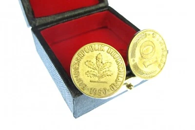 Gemelos 10 peniques DM miniblings monedas BRD Money Mark Pfennige Foto 1 de 4