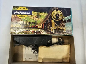 HO Scale Athearn 34' Open Top Hopper, Black, Undecorated Kit. - Picture 1 of 2