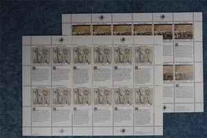 Juego de sábanas completas de derechos humanos 1990 - Nueva York N582-583 - MNH - Imagen 1 de 1