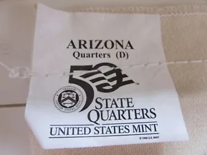 $25 Unopened Mint bag of 2008-D Arizona State Quarters - Picture 1 of 3