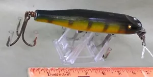 Creek Chub Bait Co., #2301 Husky Pikie, GE, Painted Gills, HD Hdw, 6", C. 1948 - Picture 1 of 11