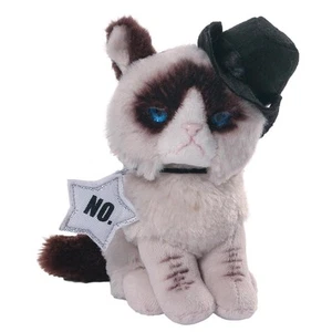 Grumpy Cat Mini Plush Soft Toy Grumpy Cowboy Officially Licensed - Picture 1 of 1