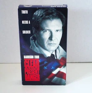 Clear and Present Danger VHS Harrison Ford Drama Mystery Thriller 1994 PG-13 - Imagen 1 de 5