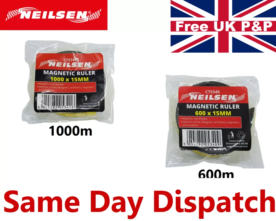 Cinta Métrica Magnética Flexible Regla Medidora 600mm 1000mm - Image 1 of 1