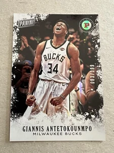 2019 Panini Black Friday Collection #GA Giannis Antetokounmpo Holo Card #/199 - Picture 1 of 2