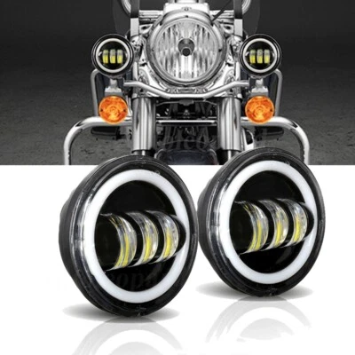 Par de luces antiniebla de paso LED de 4,5" para Yamaha Royal Star Venture XVZ1300 EE. UU. Foto 1 de 4