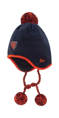 Gorra de punto peruana Chicago Bears Tassle Twist Foto 1 de 2