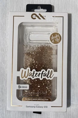 Funda Protectora Cascada Case Mate para Samsung Galaxy S10, Oro Rosa Foto 1 de 2