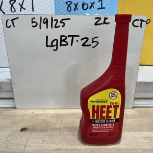 Iso-HEET Water Remover Premium Fuel Line Antifreeze + Injector Cleaner 12 fl. oz - Picture 1 of 3