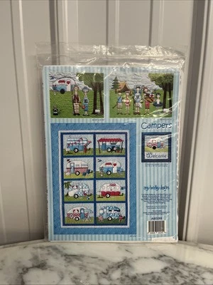 Campers Camping Family Quilt Pattern Amy Bradley 40X54" ABD269 - Image 1 of 4