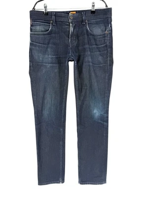 Hugo Boss Pantalones Vaqueros Stretch Para Hombre Dieselstrasse 12 Talla W32 L32 - Imagen 1 de 4