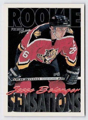 1994-95 Topps Premier Rookie Sensation Jesse Belanger #197 FLORIDA PANTHERS - Image 1 of 2