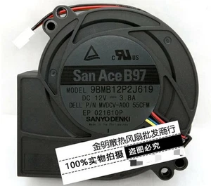 1 pcs blower turbo violent cooling fan. 9BMB12P2J619 12V 3.8A PWM - Afbeelding 1 van 1