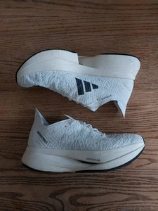 Adidas Adizero Prime X Gy2595 stringate non tinte nere bianche running uomo taglia 10 - Foto 1 di 9