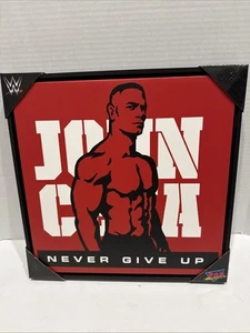 Ritratto su tela WWE John Cena Never Give Up 'World Champ' più grande di tutti i tempi - Foto 1 di 6