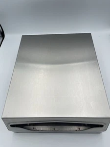 Edelstahl Papierhandtuchspender Mehrfachfaltung, C-Faltung, Dreifachfaltung Wandhalterung mit Schlüssel - Bild 1 von 6