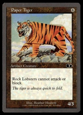 1998 Unglued Paper Tiger #78 - Image 1 of 2