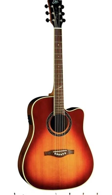 Eko EGO Star Vintage Sunburst Spruce Top Dreadnought Electro Acoustic Guitar - Image 1 of 4