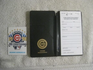 Cubs Wrigley Field Security Incident Report Book 1990 - Bild 1 von 5