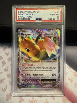 Pokémon TCG Dragonite EX Ultra Rare Holo Card 72/108 2016 Edition - Image 1 of 2