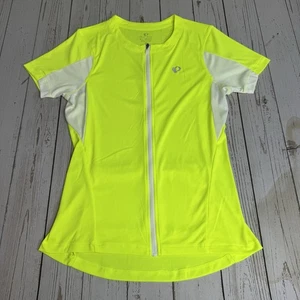Pearl Izumi Select Full Zip Cycling Jersey Womens Medium Screaming Yellow Neon - Picture 1 of 10