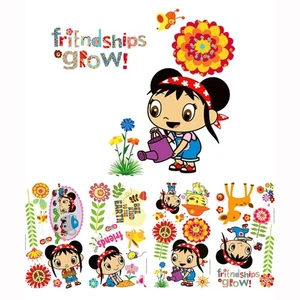 Ni Hao Kai Lan ¡LAS AMISTADES CRECEN! Pegatinas de pared extraíbles, calcomanía de pared peeling stick - Imagen 1 de 7