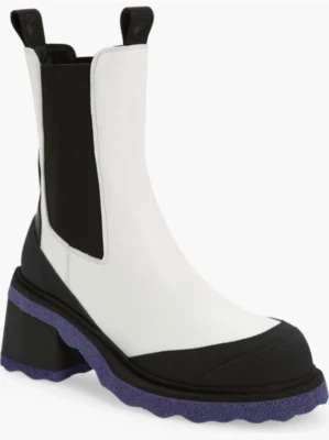 Bota Chelsea Off-White para mujer con suela de esponja blanca/violeta talla: 38 Foto 1 de 4