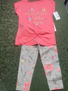 NWT 6 6x 8 10 14 fairy fairies angels carters outfit set shirt leggings ethnic - Picture 1 of 9
