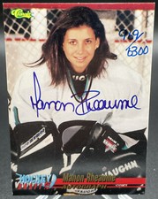 MANON RHEAUME 1995 CLASSIC AUTOGRAPHS HOCKEY DRAFT AUTO CARD /6300 QTY
