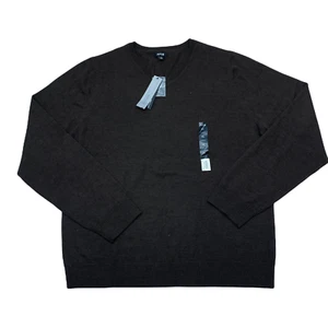 Apt. 9 Men's Brown Wool Blend V-Neck Long Sleeve Sweater Size XL B41 - Picture 1 of 5