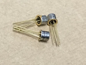 (3 PC)  RAYTHEON  JAN2N918   Bipolar Junction Transistor NPN Type TO-18 OLD GOLD - Picture 1 of 4