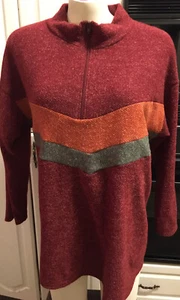 Now N Forever Polyester Stretch Zip Sweater Women’s 3X - Picture 1 of 10