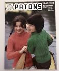 1448 - Patons Child?s Double Crepe Jumpers 23 to 32 Chest Vintage Knitting 