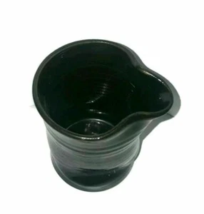 Ivy Heymann White Oaks Studio Pottery Black Creamer Coffee Service 3 1/2 inches - Picture 1 of 4