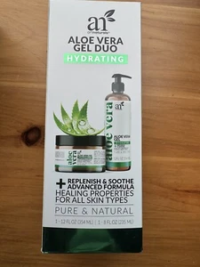 Aloe Vera Gel Set - JUMBO [20oz] (99% rein organisch) - Sonnenbrand Linderung & Feuchtigkeit - Bild 1 von 3