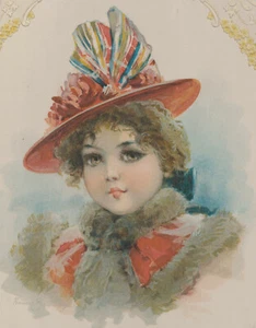 1903 Kalender Frances Brundage Kunstwerk Komplimente Bohnen Droge Pocatello Idaho - Bild 1 von 9