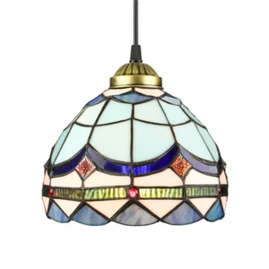Classic Tiffany Style Stained Glass Shade Pendant Light Ceiling Lamp Fixture - Picture 1 of 8
