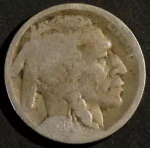 1920 S Buffalo Nickel Semi-Key Date Restored Five Cent 5c Coin B793 - Bild 1 von 2