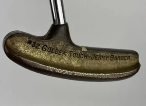 Vintage JERRY BARBER GOLF " Golden Touch " #32 Vintage Flange Putter 35.5" - Picture 1 of 8