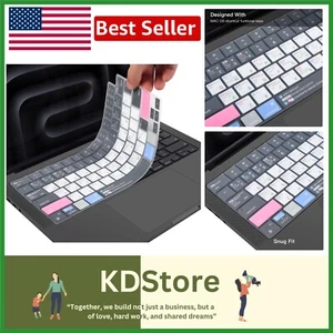 MacBook Pro 14" 16" Keyboard Cover with Functional Shortcuts for M3-M4 Chips - Picture 1 of 9