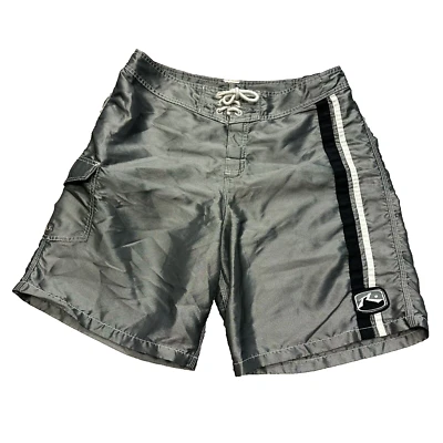 DE COLECCIÓN 90 OXIDADO SURF SKATE BAÑADOR SHORTS PLATA METALIZADO TALLA XL (25) Foto 1 de 4