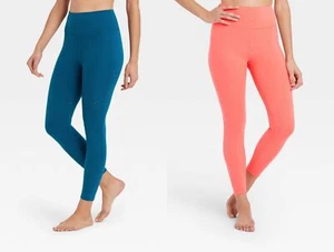 Women's Ultra High-Rise Laser Cut 7/8 Leggings-JoyLab-Various Colors/Sizes -S307 - Picture 1 of 7