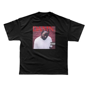 Kendrick Lamar Damn Album Unisex Heavy Cotton Tshirt Hip Hop Classic Tee - Bild 1 von 2