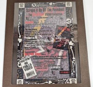 1993 Laminated Skid Row Video Ad - Vintage Rock Collectible Wall Hang Display - Picture 1 of 8