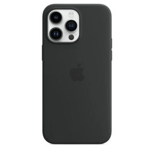 Genuine Apple iPhone 14 Pro Max Silicone Case with MagSafe - Midnight (Black) - Picture 1 of 7