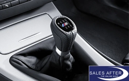 Original BMW 1er E81 E87 E82 E88 M Schaltknauf Sportschaltknopf Lochleder 6 Gang - Bild 1 von 1
