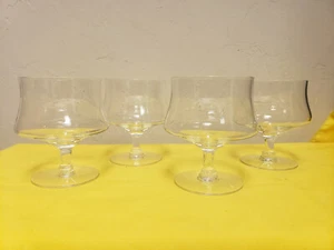 Set of 4 Brandi Snifter , cognac Glasses  Bar Ware with pedistal - Picture 1 of 4